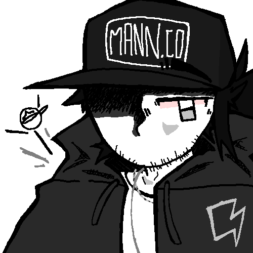 me! white man, beard, baseball cap, messy long hair pulled back, two chains, zip up hoodie